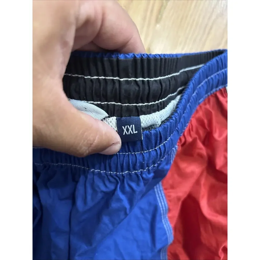 Vtg 90’s Polo Sport Ralph Lauren Lined Swim Trunks Men’s Size 2XL Blue Red